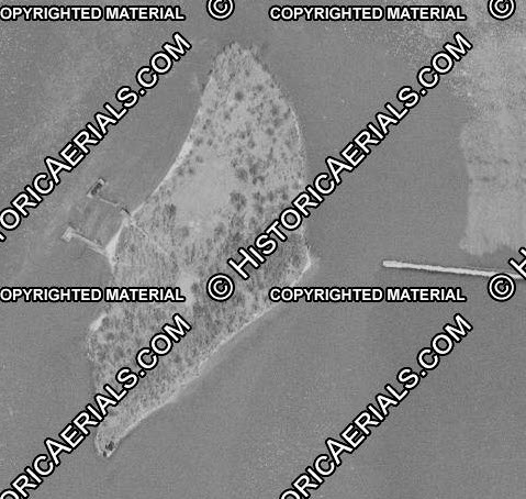 Sugar Island Park - 1951 Aerial Photo (newer photo)